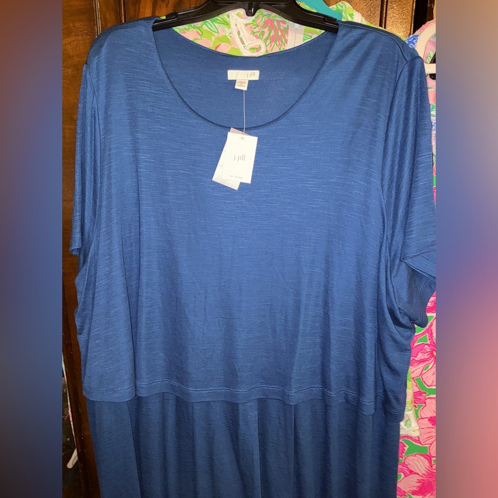 J. Jill NWT Knit Dress Seaside Size 3X - Picture 7 of 8